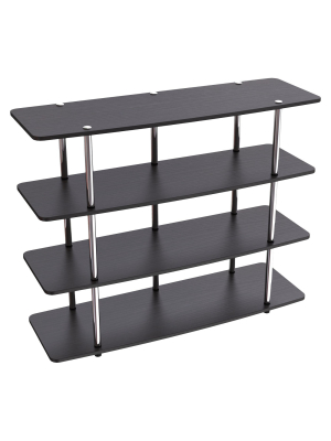 Xl Highboy Tv Stand Black - Breighton Home