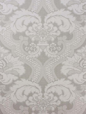 Meredith Wallpaper In Silver By Nina Campbell For Osborne & Little