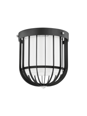 Hudson Valley Lighting Landon Ceiling Lamp - Polished Nickel & Black