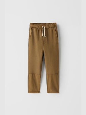 Plush Piqué Pants