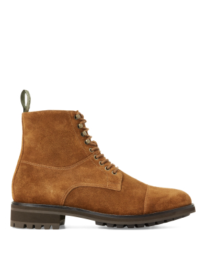 Bryson Suede Cap-toe Boot