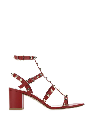 Valentino Garavani Rockstud Block-heel Sandals