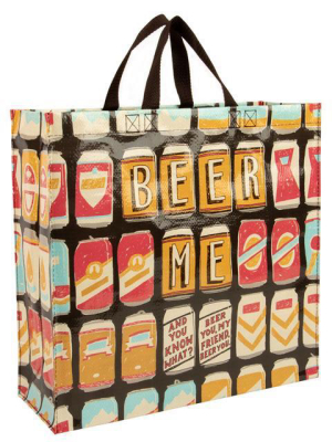 Beer Me Large Tote Bag