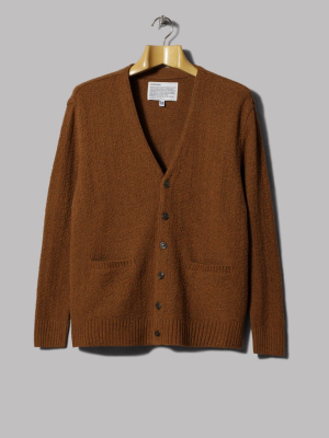 Uniform Bridge Knit Cardigan (brick)