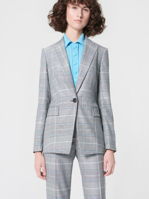 Jacket In Classic Check Design