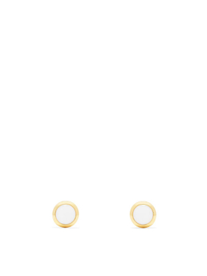 Effy Aurora 14k Yellow Gold Opal Stud Earrings, 0.75 Tcw