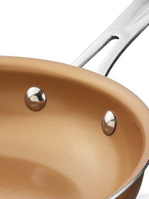 Brentwood 10in Induction Copper Frying Pan Set