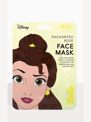 Disney Princesses Belle Enchanted Rose Face Mask
