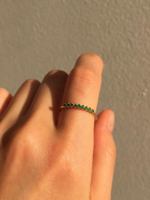 Emerald Lace Ring