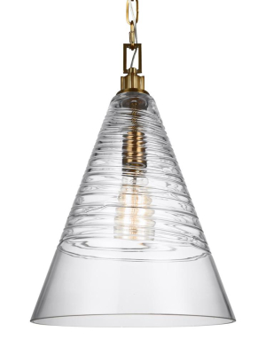 Elmore Cone Pendant In Various Colors