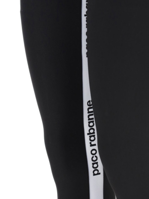 Paco Rabanne Logo Band Leggings