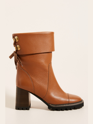 See By Chloe Tie-back Calf Boots