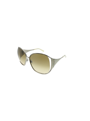 Swarovski 16f Womens Oval Sunglasses Silver 60mm