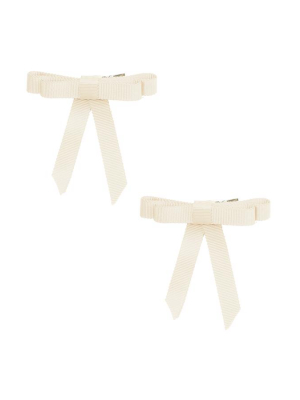 Project 6 Grosgrain Set Of 2 Bow Clip