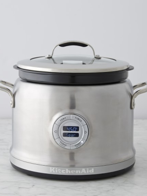 Kitchenaid® 4-qt. Stainless-steel Multi-cooker With Steam/roast Rack