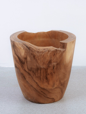 Antigonus Teak Wood Vase