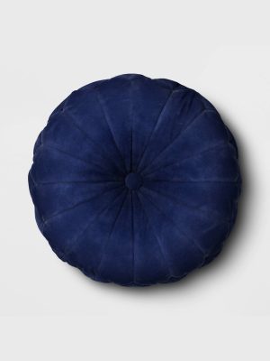 Oversized Round Velvet Floor Pillow - Opalhouse™