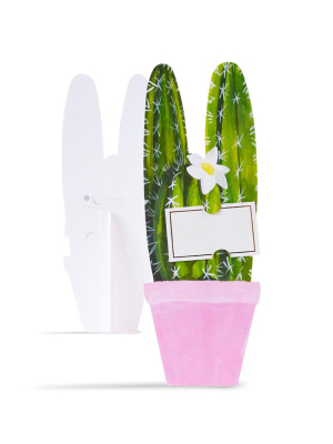 Thimblepress - Cactus Florever Standing Greeting Card