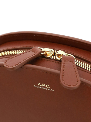 A.p.c. Demi Lune Mini Crossbody Bag