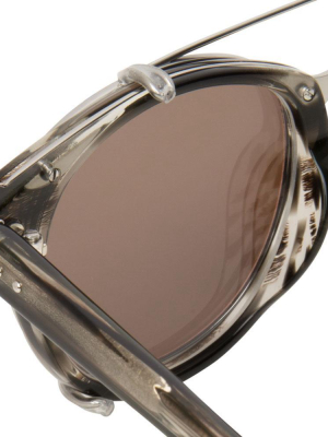 Linda Farrow 581 C4 D-frame Sunglasses