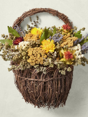 Farmer's Market Basket Wreath