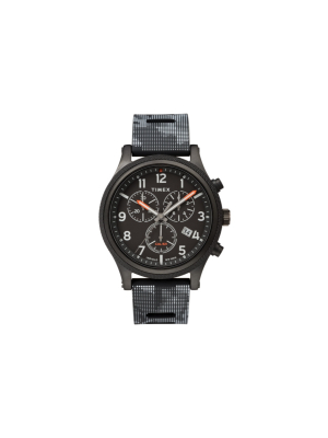 Timex Allied Lt Chronograph 42mm Silicone Strap Watch