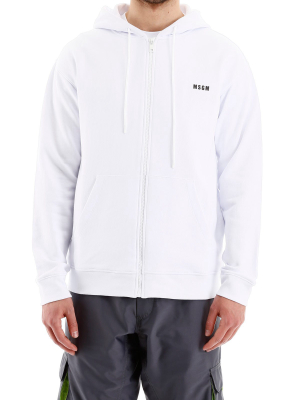 Msgm Logo Hooded Jacket