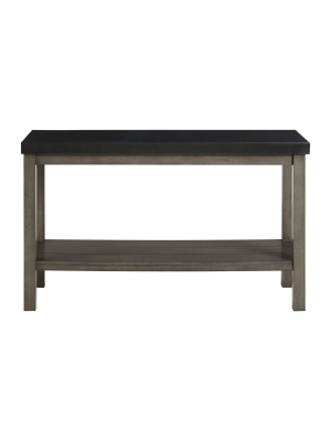 Graham Rectangle Sofa Table Brown - Picket House Furnishings