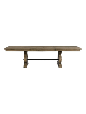 Stanford Standard Height Dining Table Gray - Picket House Furnishings