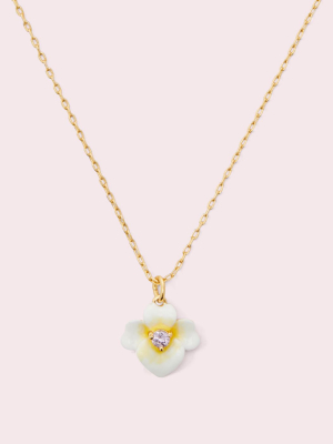 Precious Pansy Mini Pendant