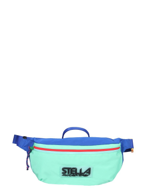Stella Mccartney Logo Patch Colour-block Belt Bag