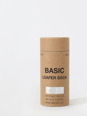 Border Melange Loafer Sock