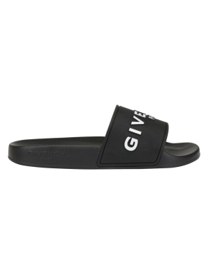 Givenchy Logo Embossed Slides