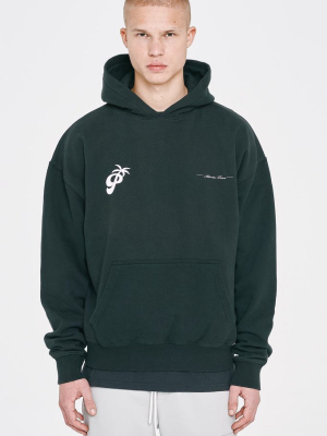 Lares Oversized Hoodie Washed Black