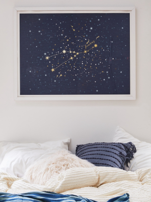 Iveta Abolina Star Constellations Taurus Art Print