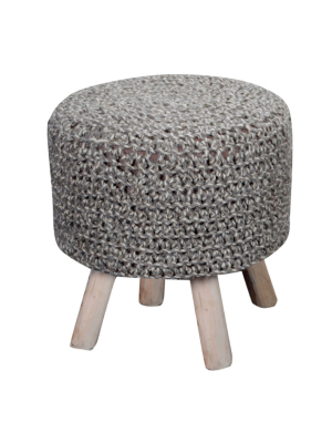 Montana Ottoman Stool - Gray - Christopher Knight Home