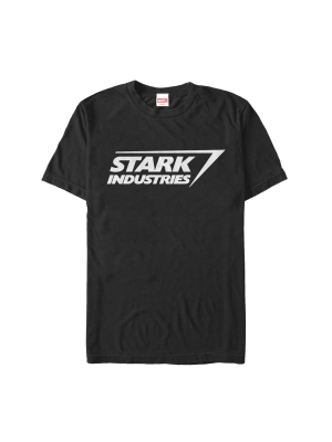 Men's Marvel Stark Industries Iron Man Logo T-shirt