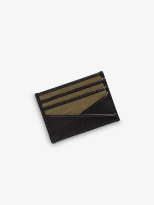 M/s Cardholder - Khaki/black