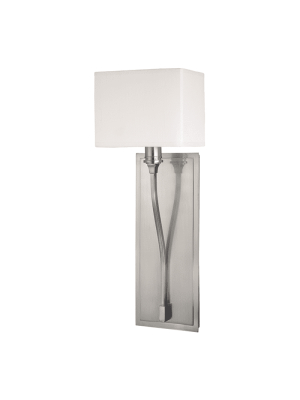 Selkirk 1 Light Wall Sconce Satin Nickel