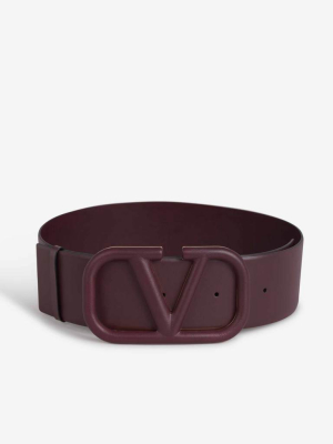 Valentino Vlogo Buckle Belt