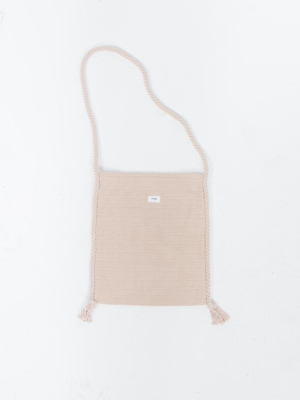 Terry Satchel Bag - Almond