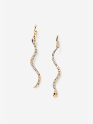 **snake Hoop Earrings