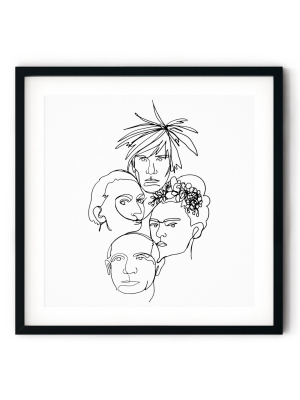 The Masters Line Art - Limited Edition Print