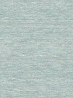 Challis Woven Wallpaper In Blue-green From The Impressionist Collection By York Wallcoverings