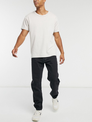 Weekday Barrel Loose Fit Jeans In Tuned Black