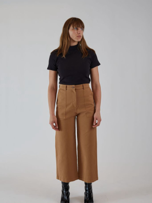 Cargo Trouser Camel Twill