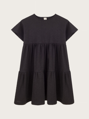 Kids On The Moon Cascade Dress - Noir