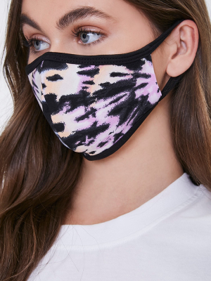 Abstract Print Face Mask