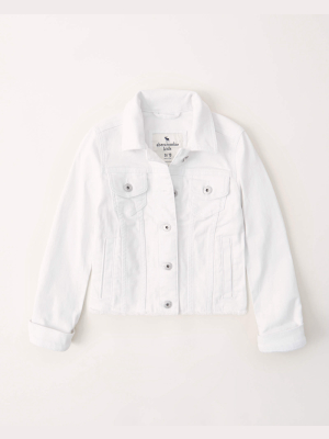 White Denim Jacket