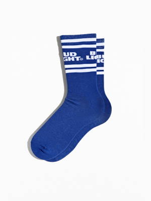 Bud Light Logo Crew Sock
